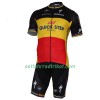 Fahrradbekleidung Radtrikot Kurzarm + Trägershorts 2017 Quick-Step Floors Belgischer Meister